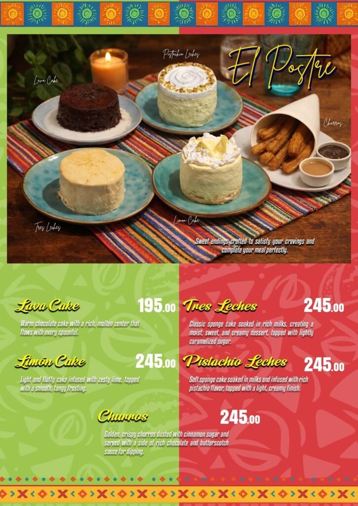 14 El Postre