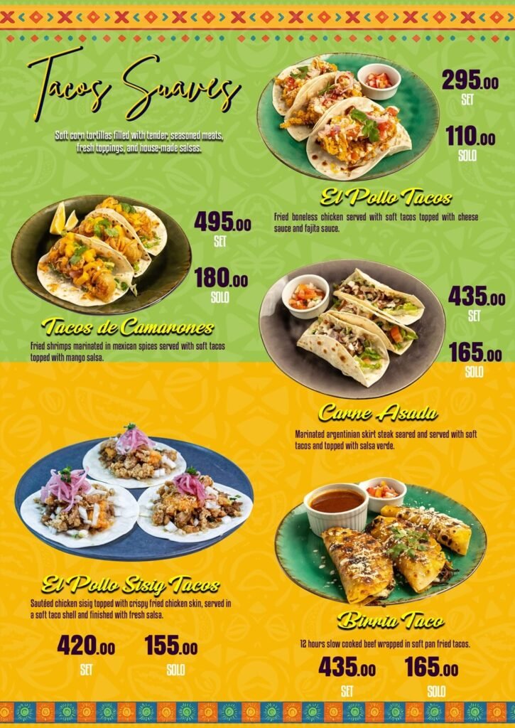 7 Tacos suaves
